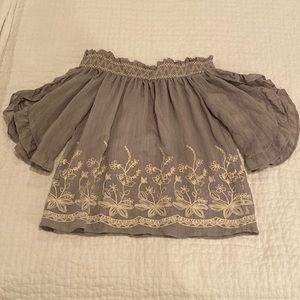 Moon River Off-Shoulder Top